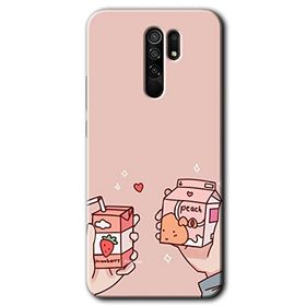 Xiaomi Redmi 9 Meyveli Süt Baskılı Uyumlu Silikon Kılıf