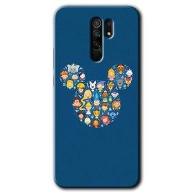 Xiaomi Redmi 9 Mickey Baskılı Uyumlu Silikon Kılıf