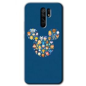 Xiaomi Redmi 9 Mickey Baskılı Uyumlu Silikon Kılıf