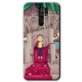 Xiaomi Redmi 9 Morty Baskılı Uyumlu Silikon Kılıf