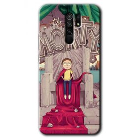 Xiaomi Redmi 9 Morty Baskılı Uyumlu Silikon Kılıf
