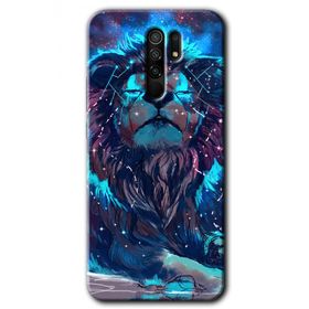 Xiaomi Redmi 9 Neon Aslan Baskılı Uyumlu Silikon Kılıf