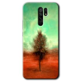 Xiaomi Redmi 9 Outlines Paint Baskılı Uyumlu Silikon Kılıf
