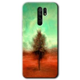 Xiaomi Redmi 9 Outlines Paint Baskılı Uyumlu Silikon Kılıf
