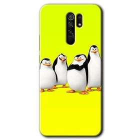 Xiaomi Redmi 9 Penguenler Baskılı Uyumlu Silikon Kılıf