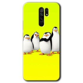 Xiaomi Redmi 9 Penguenler Baskılı Uyumlu Silikon Kılıf