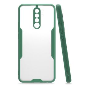 Xiaomi Redmi 9 Platin Silikon - Yeşil Kılıf