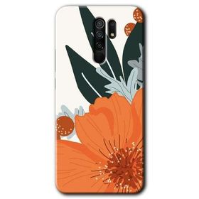 Xiaomi Redmi 9 Portakal Çiçeği Baskılı Uyumlu Silikon Kılıf