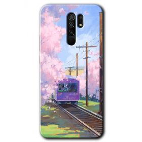 Xiaomi Redmi 9 Rails Paint Baskılı Uyumlu Silikon Kılıf