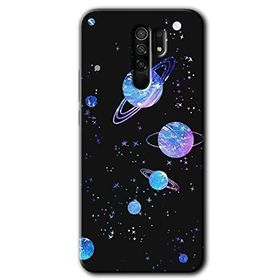 Xiaomi Redmi 9 Samanyolu Galaksi Baskılı Uyumlu Silikon Kılıf