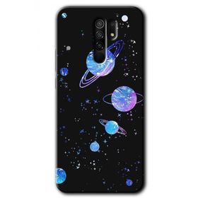 Xiaomi Redmi 9 Samanyolu Galaksi Baskılı Uyumlu Silikon Kılıf