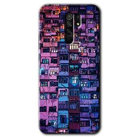 Xiaomi Redmi 9 Şehir Görünümü Baskılı Uyumlu Silikon Kılıf