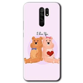 Xiaomi Redmi 9 Sevgili Ayıcık Baskılı Uyumlu Silikon Kılıf