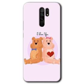 Xiaomi Redmi 9 Sevgili Ayıcık Baskılı Uyumlu Silikon Kılıf