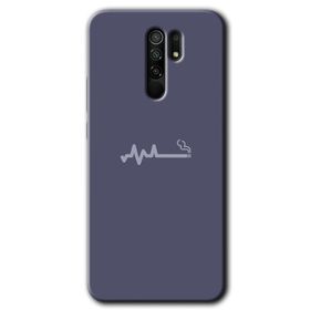 Xiaomi Redmi 9 Sigara Zararlıdır Baskılı Uyumlu Silikon Kılıf