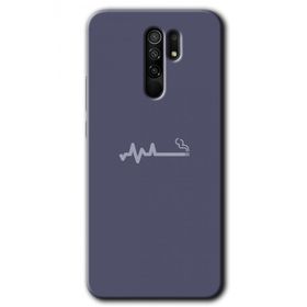 Xiaomi Redmi 9 Sigara Zararlıdır Baskılı Uyumlu Silikon Kılıf
