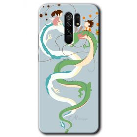 Xiaomi Redmi 9 Snake Friendship Baskılı Uyumlu Silikon Kılıf