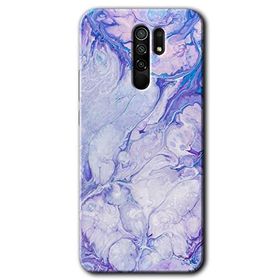 Xiaomi Redmi 9 Spots Lilac Baskılı Uyumlu Silikon Kılıf