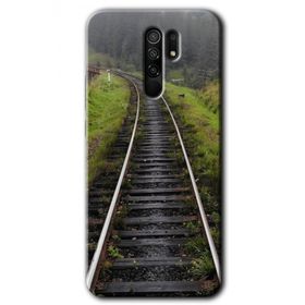 Xiaomi Redmi 9 Tren Yolu Baskılı Uyumlu Silikon Kılıf