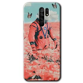 Xiaomi Redmi 9 Uzay Bahçesi Baskılı Uyumlu Silikon Kılıf