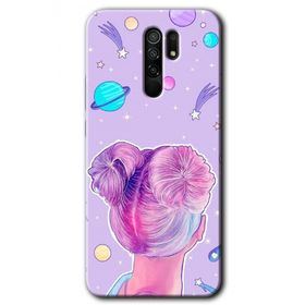 Xiaomi Redmi 9 Uzaylı Kız Baskılı Uyumlu Silikon Kılıf