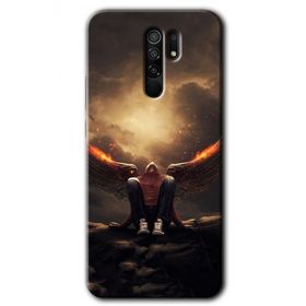 Xiaomi Redmi 9 Wings of Power Baskılı Uyumlu Silikon Kılıf