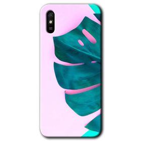 Xiaomi Redmi 9A 3D Yaprak Baskılı Uyumlu Silikon Kılıf
