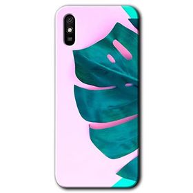 Xiaomi Redmi 9A 3D Yaprak Baskılı Uyumlu Silikon Kılıf