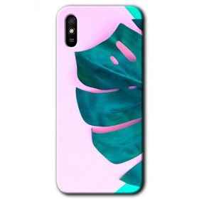 Xiaomi Redmi 9A 3D Yaprak Baskılı Uyumlu Silikon Kılıf