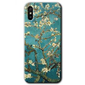 Xiaomi Redmi 9A Almond Blossom Baskılı Uyumlu Silikon Kılıf