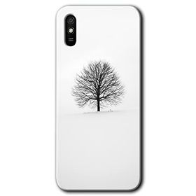 Xiaomi Redmi 9A Alone Tree Baskılı Uyumlu Silikon Kılıf