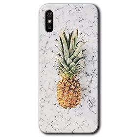 Xiaomi Redmi 9A Ananas Baskılı Uyumlu Silikon Kılıf