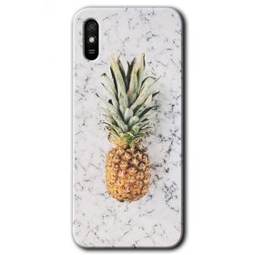 Xiaomi Redmi 9A Ananas Baskılı Uyumlu Silikon Kılıf