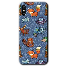 Xiaomi Redmi 9A Animals Funny Baskılı Uyumlu Silikon Kılıf