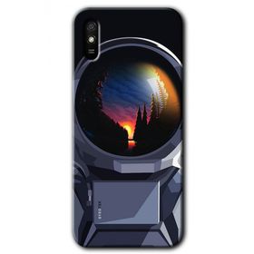 Xiaomi Redmi 9A Astronot Baskılı Uyumlu Silikon Kılıf