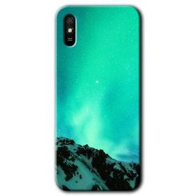 Xiaomi Redmi 9A Aurora Baskılı Uyumlu Silikon Kılıf