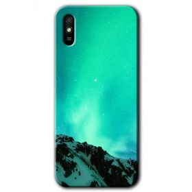 Xiaomi Redmi 9A Aurora Baskılı Uyumlu Silikon Kılıf