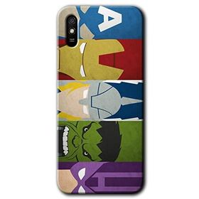 Xiaomi Redmi 9A Avengers 1 Baskılı Uyumlu Silikon Kılıf