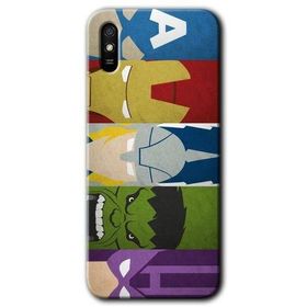 Xiaomi Redmi 9A Avengers 1 Baskılı Uyumlu Silikon Kılıf