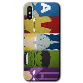 Xiaomi Redmi 9A Avengers 1 Baskılı Uyumlu Silikon Kılıf