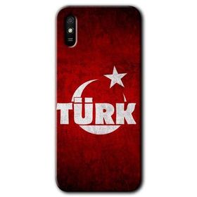 Xiaomi Redmi 9A Ayyıldız Türk Baskılı Uyumlu Silikon Kılıf