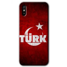 Xiaomi Redmi 9A Ayyıldız Türk Baskılı Uyumlu Silikon Kılıf