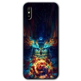 Xiaomi Redmi 9A Ballı Baykuş Baskılı Uyumlu Silikon Kılıf