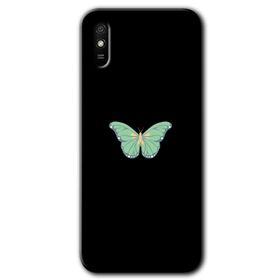 Xiaomi Redmi 9A Butterfly Tree Baskılı Uyumlu Silikon Kılıf