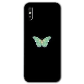 Xiaomi Redmi 9A Butterfly Tree Baskılı Uyumlu Silikon Kılıf