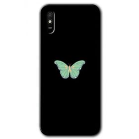 Xiaomi Redmi 9A Butterfly Tree Baskılı Uyumlu Silikon Kılıf