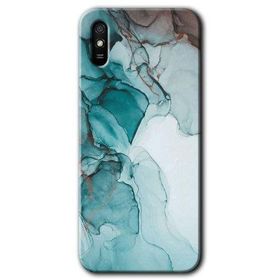 Xiaomi Redmi 9A Buzul Mermer Baskılı Uyumlu Silikon Kılıf
