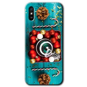 Xiaomi Redmi 9A Christmas Baskılı Uyumlu Silikon Kılıf
