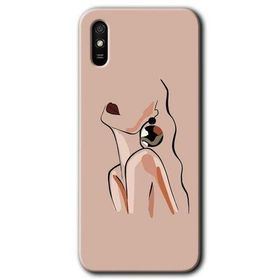 Xiaomi Redmi 9A Çizim Silüet Baskılı Uyumlu Silikon Kılıf