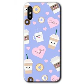 Xiaomi Redmi 9A Coffee Cake Baskılı Uyumlu Silikon Kılıf